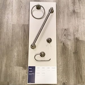 Style Selections Jakob 4-Piece Brushed Nickel Bathroom Hardware Set